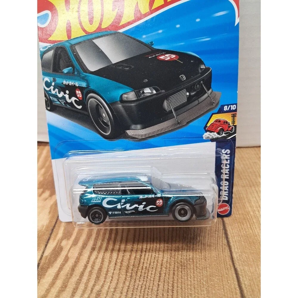 Hot Wheels Honda Civic Custom Green #159 Mainline 2026 Case F
